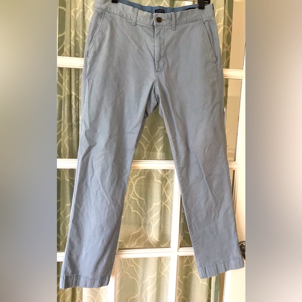J. Crew 32 x 30 men’s blue dress pants khakis golf preppy for Easter cotton EUC